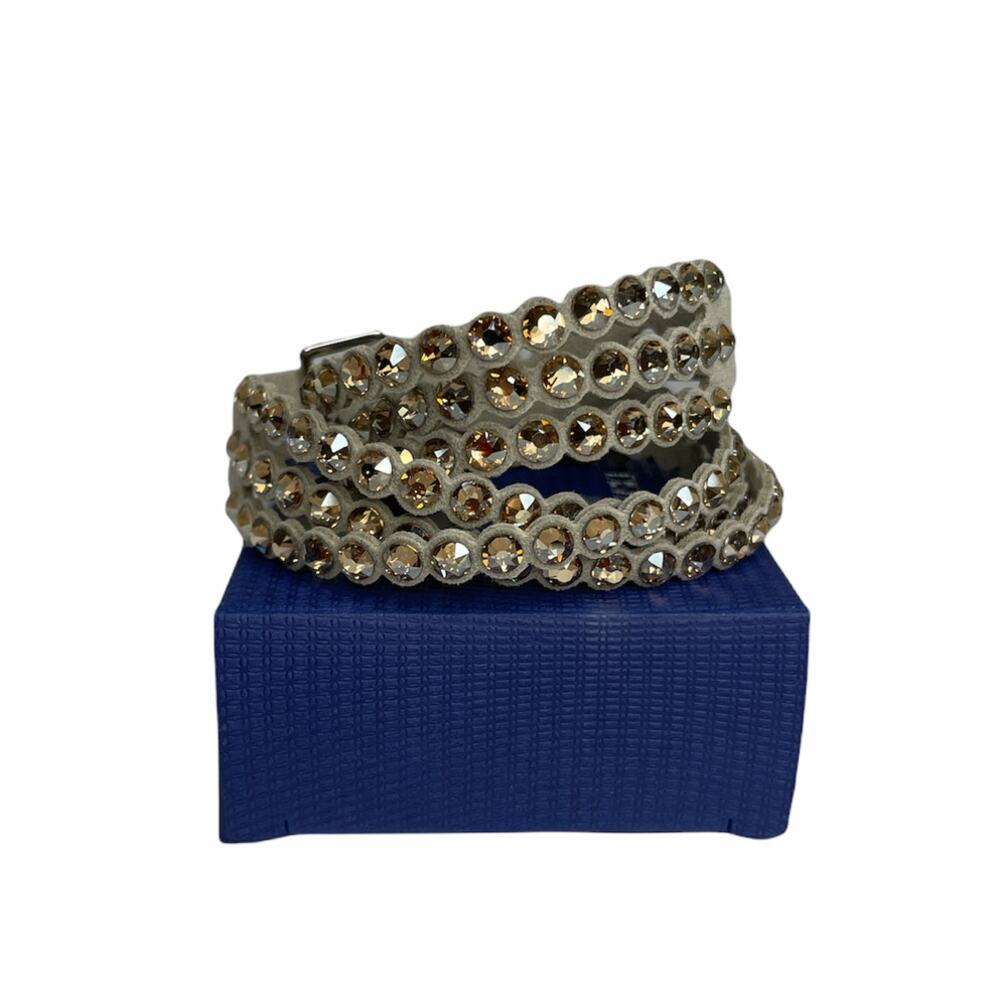 Swarovski  Adjustable Bracelet Golden Shadow